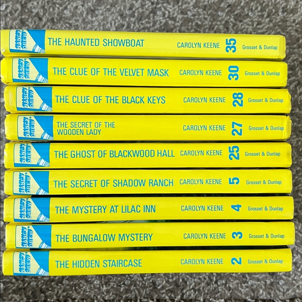 Nancy Drew mystery stories books (9)